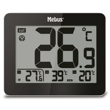 Product image of the product “Mebus 48432 environment thermometer Electronic environment thermometer Indoor/outdoor Black ”