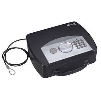 Product image of the product “MASTER LOCK P008EML Portable safe 2.17 L Steel Black ”