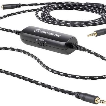 Product image of the product “Elgato Chat Link Pro audio cable 2.5 m 3.5mm 2 x 3.5mm Black ”