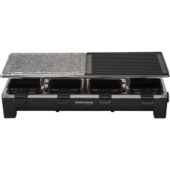 Product image of the product “Rommelsbacher RCS 1350 raclette grill 8 person(s) 1350 W Black, Stainless steel ”