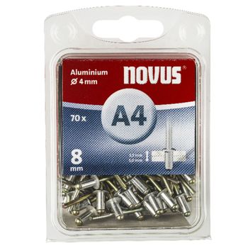 Product image of the product “NOVUS Blindniete A 4 X 8 ALU 70ST ”