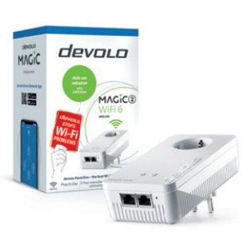 Product image of the product “Devolo Magic 2 WiFi 6 2400 Mbit/s Ethernet LAN Wi-Fi White 1 pc(s) ”