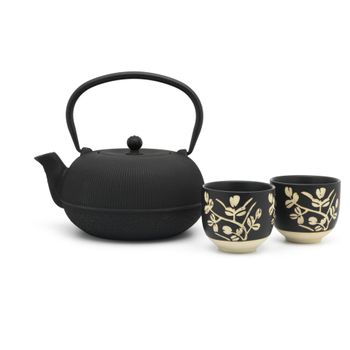 Artikelbild des Artikels “Bredemeijer Teeset Sichuan  1,0l Gusseisen + 2 Porzelanb.  153013 “
