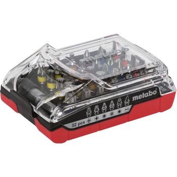 Product image of the product “Metabo 626696000 Bit-Set Kreuzschlitz Phillips, Kreuzschlitz Pozidriv, Schlitz, T-Profil ”