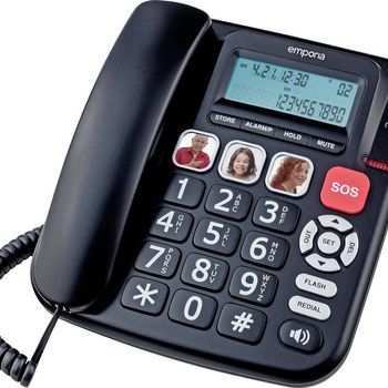 Product image of the product “Emporia KFT20 Analog telephone Caller ID Black ”