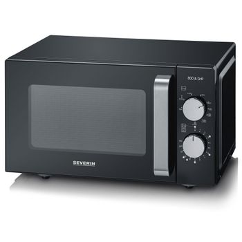 Immagine del prodotto “Severin MW 7762 forno a microonde Nero, Acciaio inox Microonde con grill Superficie piana 20 L 800 W ”
