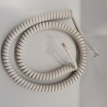 Immagine del prodotto “Hörerspiralkabel lang, chiarograu, lose ”