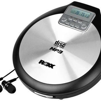 Immagine del prodotto “Roxx PCD 600 portatile CD-Player CD, CD-R, CD-RW, MP3 nero ”