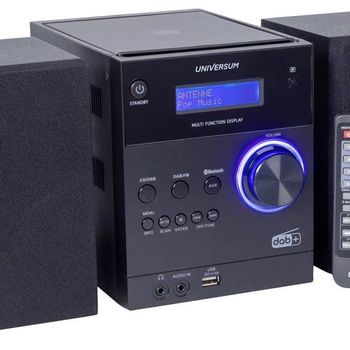 Product image of the product “UNIVERSUM MS 300-21 Stereoanlage AUX, Bluetooth®, CD, DAB+, UKW, USB, Akku-Ladefunktion, incl. remote control, Inkl ”