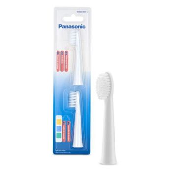 Product image of the product “Panasonic WEW0972W503 Aufsteckbürsten for elektrische Zahnbürste 2 St. white ”