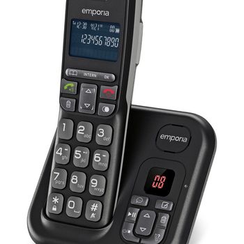 Immagine del prodotto “Emporia TH-21AB telefono Telefono DECT Identificatore di chiamata Nero ”