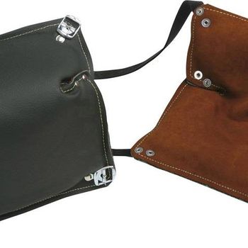 Product image of the product “Leipold Doehle 2487 Leder-Knieschoner brown, black 1 pair ”