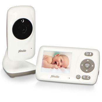 Artikelbild des Artikels “Alecto Babyphone mit Kamera und 2,4 Zoll Farbdisplay, weiß/taup “