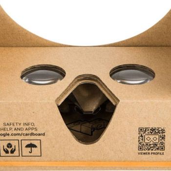 Product image of the product “Renkforce Headmount Google 3D VR Virtual Reality Brille brown ”