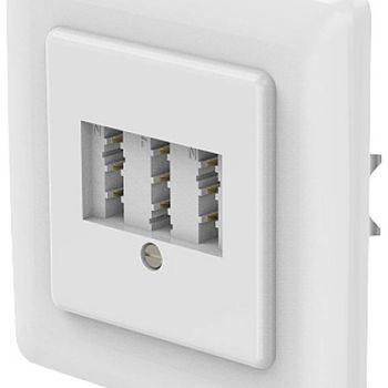 Product image of the product “Hama 00201144 telephone connection box White Plastic 1 pc(s) ”