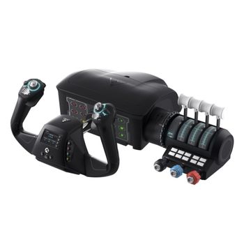 Product image of the product “Turtle Beach VelocityOne Flight Universal Control System with Yoke Handle, Throttle Quadrant, Trim Wheel and Rudder Controls - Xbox Series X or S, Xbox One and Windows ”