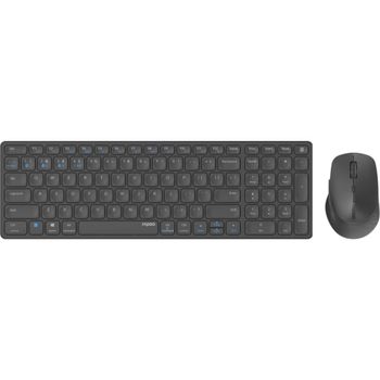 Image du produit “Hama 9700M clavier Souris incluse Bureau QWERTZ Allemand Gris ”