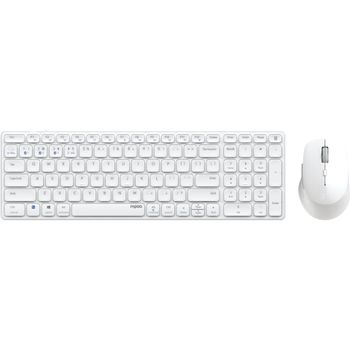 Image du produit “Hama 9700M clavier Souris incluse Bureau QWERTZ Allemand Blanc ”