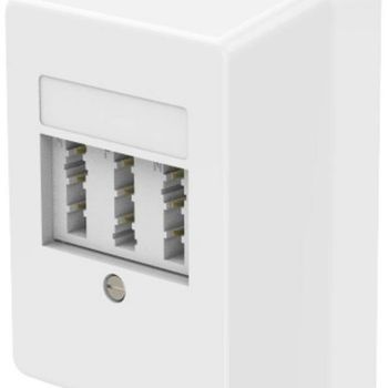 Product image of the product “Hama 00201143 telephone connection box White Plastic 1 pc(s) ”