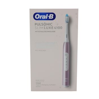 Artikelbild des Artikels “Oral-B Braun Pulsonic Slim Luxe 4100 Ros 4210201305569 Elektrische Zahnbürste Roségold “