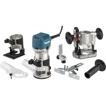 Product image of the product “Makita Multifunktionsfräse RT0702CX2J with accessories 710W ”