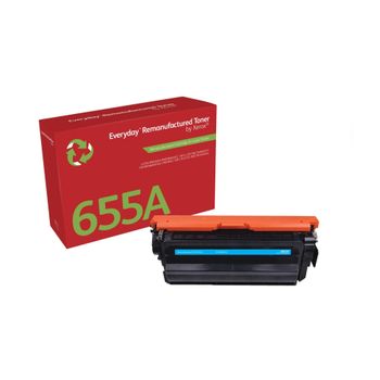 Image du produit “Toner remanufacturé Cyan Everyday™ de Xerox compatible avec HP 655A (CF451A), Capacité standard ”