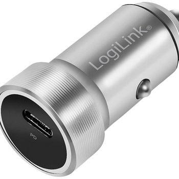 Artikelbild des Artikels “LogiLink PA0260 USB Ladegerät 20W 1x USB-C® USB PD Silber KFZ USB Power Delivery (USB-PD) “