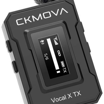 Artikelbild des Artikels “CKMOVA Vocal X V1 Ansteck Sprach-Mikrofon Übertragungsart (Details):Funk, Kabellos inkl. Klammer Microfon TRS (3.5 mm), Microfon “