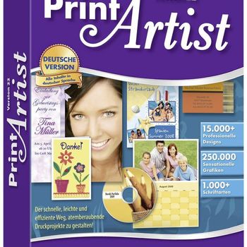 Product image of the product “Markt & Technik Print Artist 22 Platinum full version, 1 license Windows Bildbearbeitung ”
