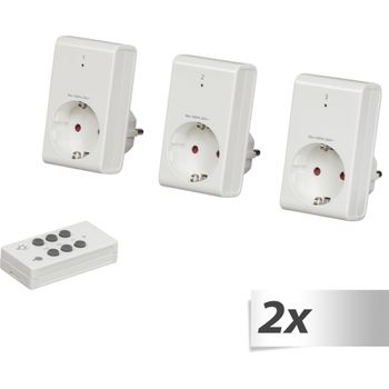 Artikelbild des Artikels “2x1 REV Funk-Steckdosen-Set weiß 3+1 “