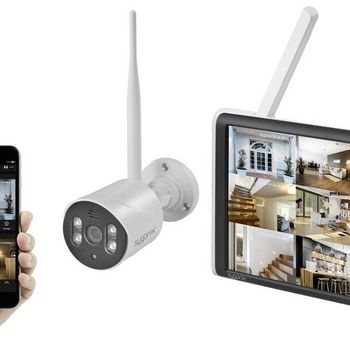 Image du produit “Sygonix SY-5046554 Funk-Überwachungskamera-Set 8-voie avec 1 caméra 1920 x 1080 Pixel 2.4GHz ”