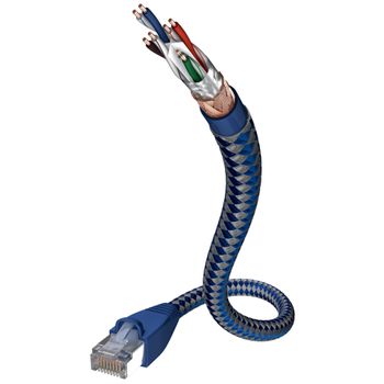 Immagine del prodotto “Inakustik 004803005 cavo di rete Blu, Argento 0,5 m Cat6 SF/UTP (S-FTP) ”