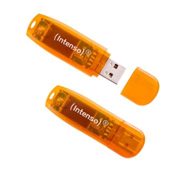 Product image of the product “Intenso Rainbow Line 64GB Orange 2er USB flash drive USB Type-A 2.0 ”