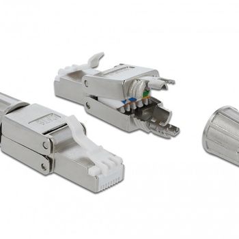 Artikelbild des Artikels “Delock RJ45 Stecker Cat.6 STP werkzeugfrei “
