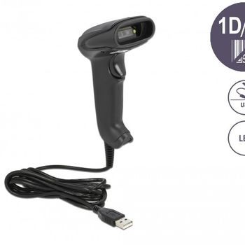 Image du produit “DeLOCK Scanner USB de code-barres 1D et 2D avec câble de connexion - German Version ”