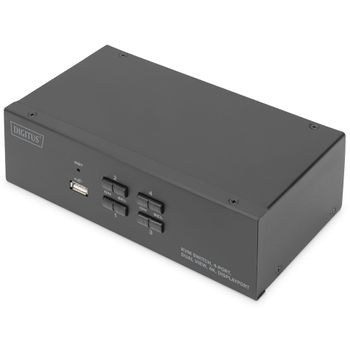 Product image of the product “Digitus KVM Switch, 4 Port, Dual Display, 4K, DisplayPort® ”