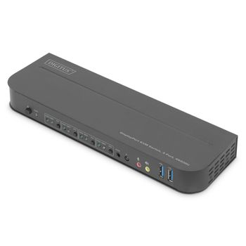 Product image of the product “Digitus KVM Switch, 4-Port, 4K60Hz, 4 x DP in, 1 x DP/HDMI out ”