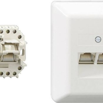 Product image of the product “Rutenbeck 13010131 Telefondose Aufputz Rein white ”
