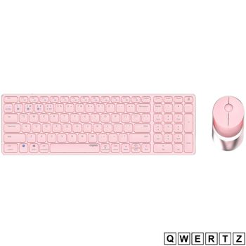 Artikelbild des Artikels “Rapoo 9750M kabelloses Tastatur-Maus Set, pink, QWERTZ “