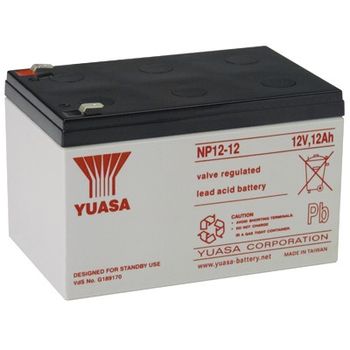 Artikelbild des Artikels “Yuasa NP12-12 Bleiakku 12V 12Ah Blei-Vlies (AGM) (B x H x T) 151 x 98 x 101mm Flachstecker 4.8mm Wartungsfrei, VDS-Zertifizierung “