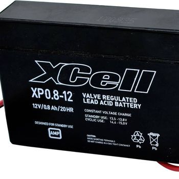 Artikelbild des Artikels “XCell XP0.812AMP XCEXP0.812AMP Bleiakku 12V 0.8Ah Blei-Vlies (AGM) (B x H x T) 96 x 62 x 25mm AMP-Buchse Wartungsfrei “