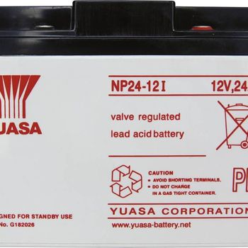 Artikelbild des Artikels “Yuasa NP24-12 NP24-12 Bleiakku 12V 24Ah Blei-Vlies (AGM) (B x H x T) 166 x 125 x 175mm M5-Schraubanschluss Wartungsfrei “