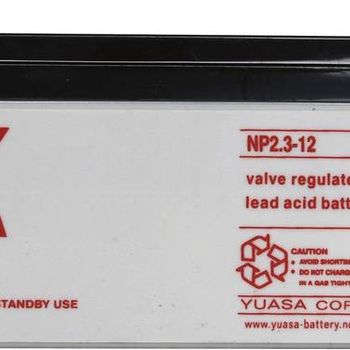 Image du produit “Yuasa 12V 2300mAh Sealed Lead Acid (VRLA) ”