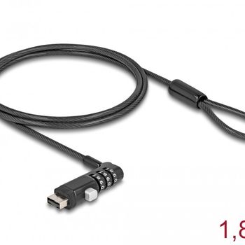 Artikelbild des Artikels “Navilock Sicherungskabel, USB Typ-A Buchse mit Zahlenschloss “