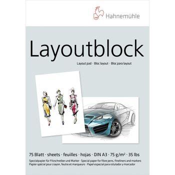 Product image of the product “Hahnemühle Layout-Block A 3 75sheets 75 g ”