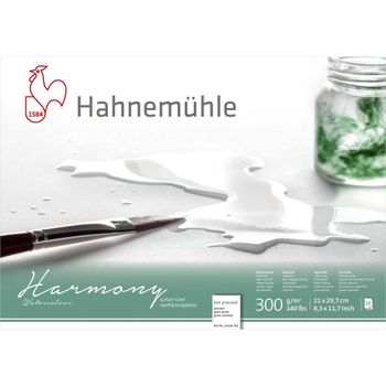 Immagine del prodotto “Hahnemühle Harmony Aquarell A 4 satiniert 12 foglio 300 g ”