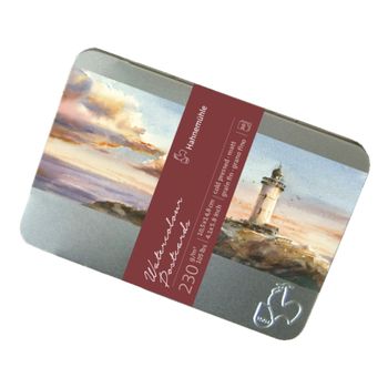 Artikelbild des Artikels “Hahnemühle Aquarellpostkarten Metallbox matt 10x15cm 230g 30St “