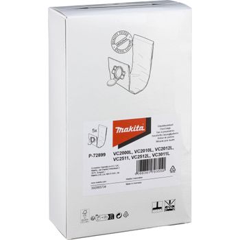 Product image of the product “Makita P-72899 vacuum accessory/supply Drum vacuum Dust bag ”