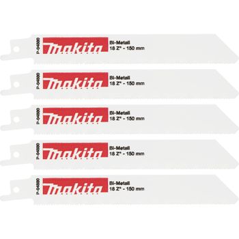 Artikelbild des Artikels “Makita P-04880 Reciproblatt BIM 150/18Z Sägeblatt-Länge 150mm 5St. “