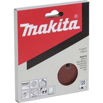 Product image of the product “Makita P-43577 Schleifpap. Kl. 125mm K120 ”
